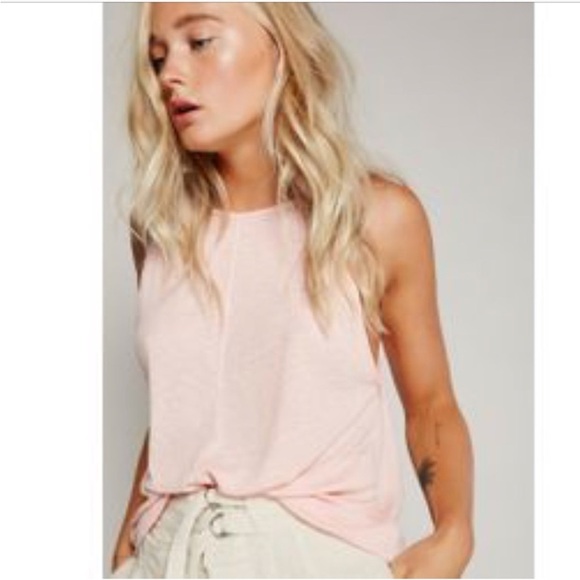 🆕 Free People Sleek N Easy Rose Tank - Picture 6 of 8